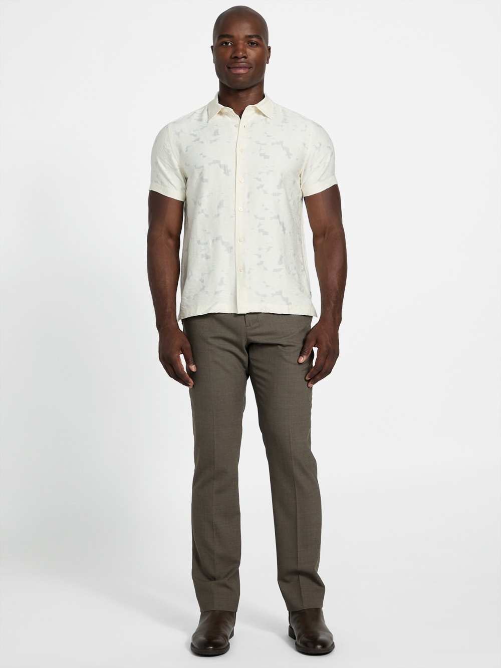 Alden Clip Jacquard Shirt