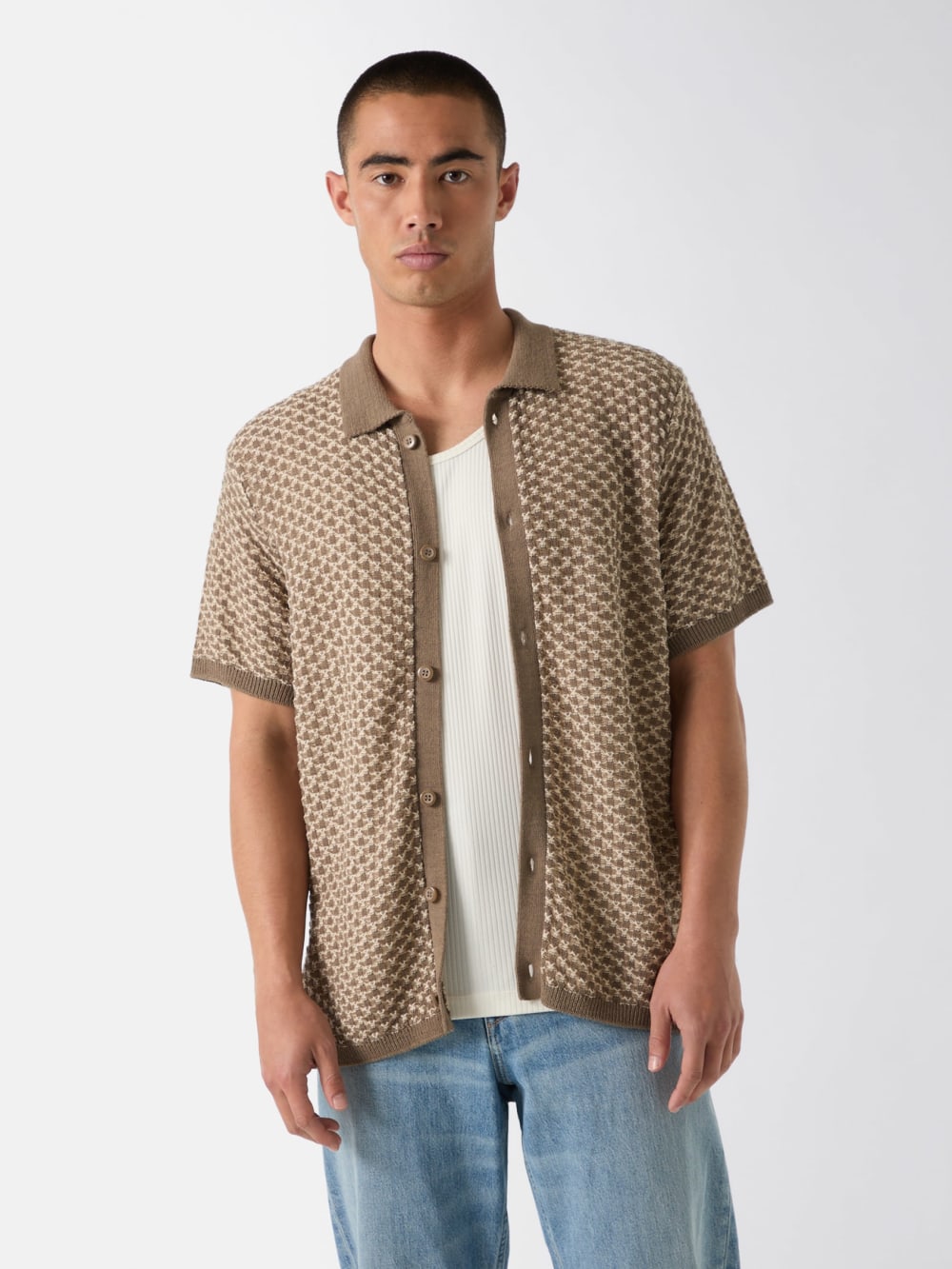 Linen-blend sweater