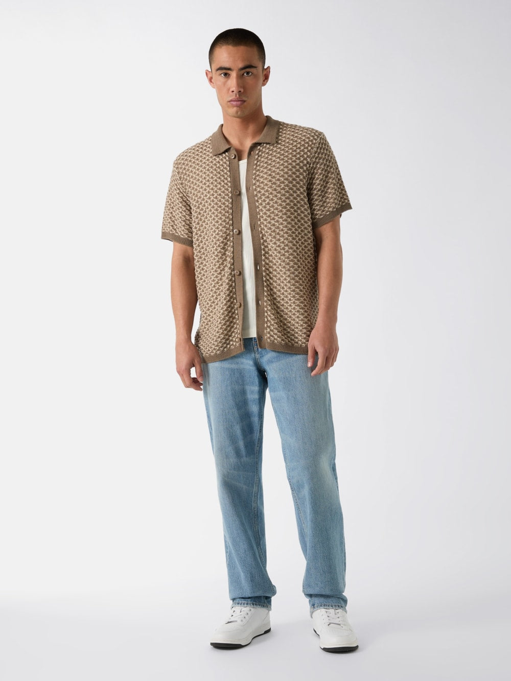 Linen-blend sweater