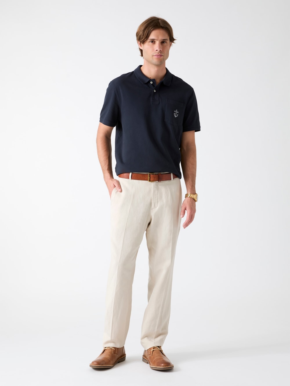 Embroidered polo