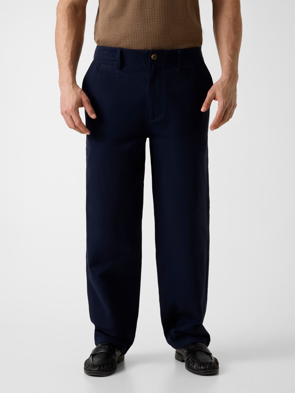 Twill chino pants