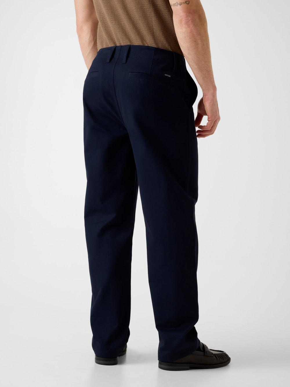 Twill chino pants