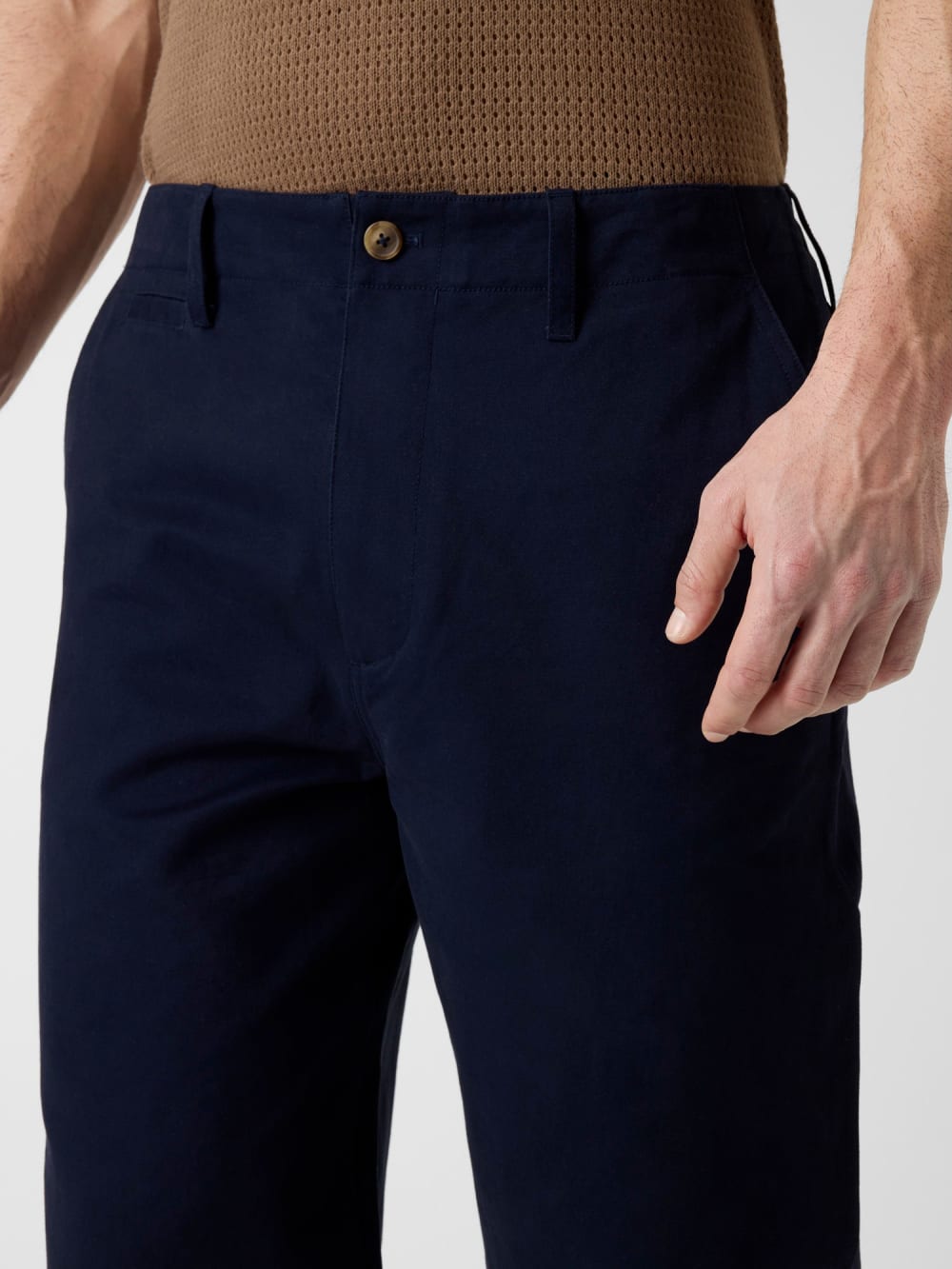 Twill chino pants