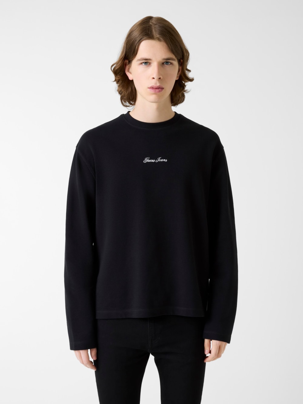 Boxy fit knit t-shirt