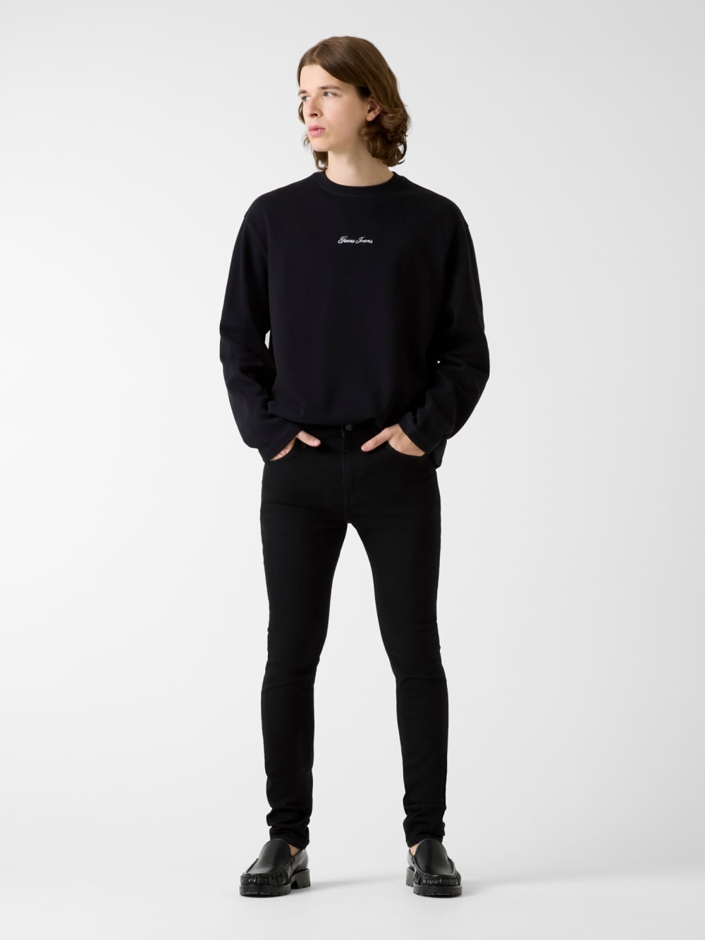 Boxy fit knit t-shirt
