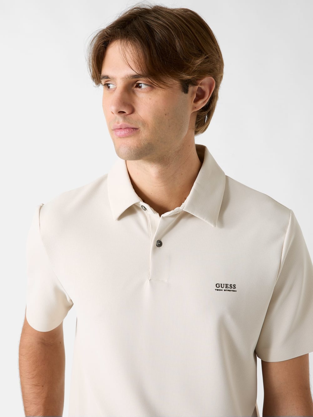 Embroidered logo polo
