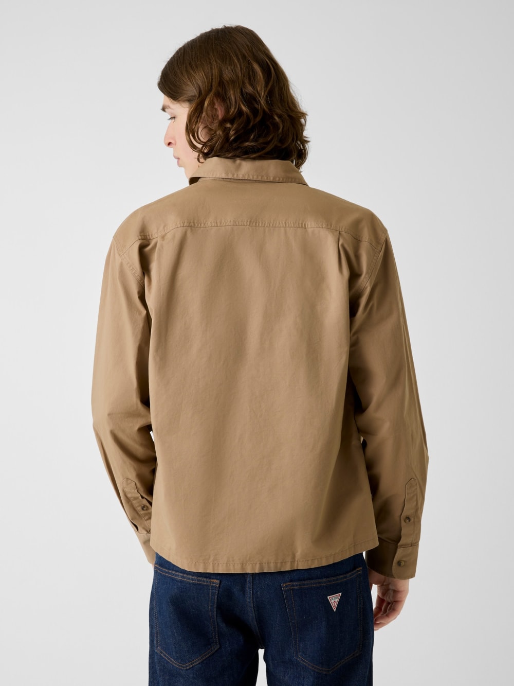 Boxy Crop Pocket Shirt