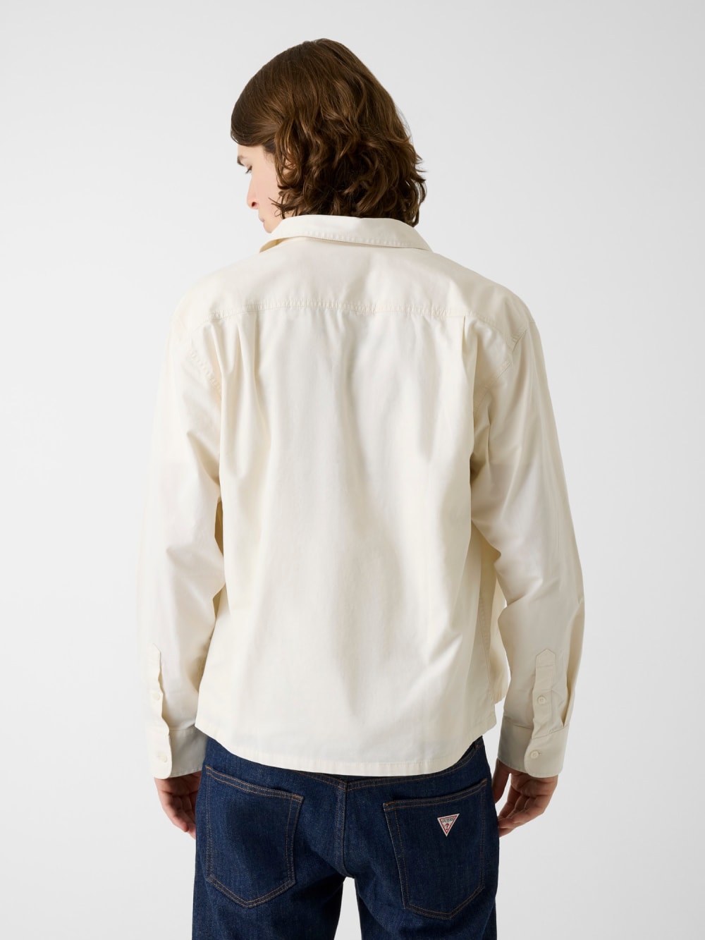Boxy Crop Pocket Shirt