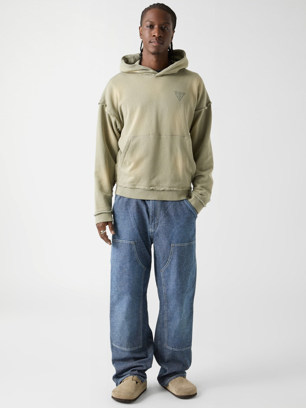 GUESS Originals Eco Triangle Logo Hoodie