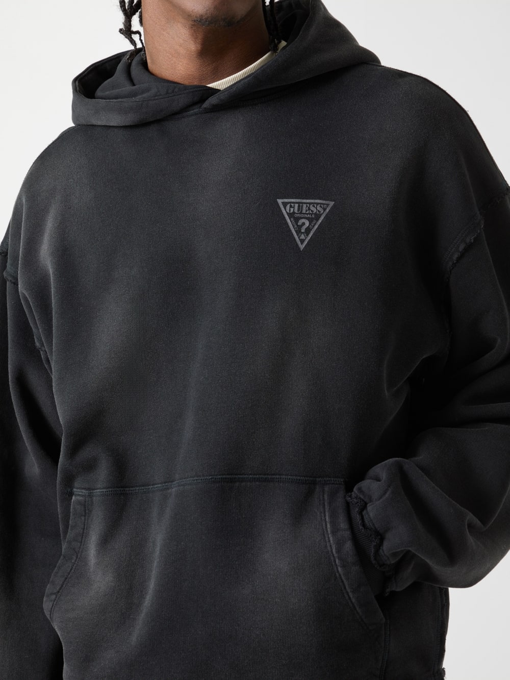 GUESS Originals Eco Triangle Logo Hoodie