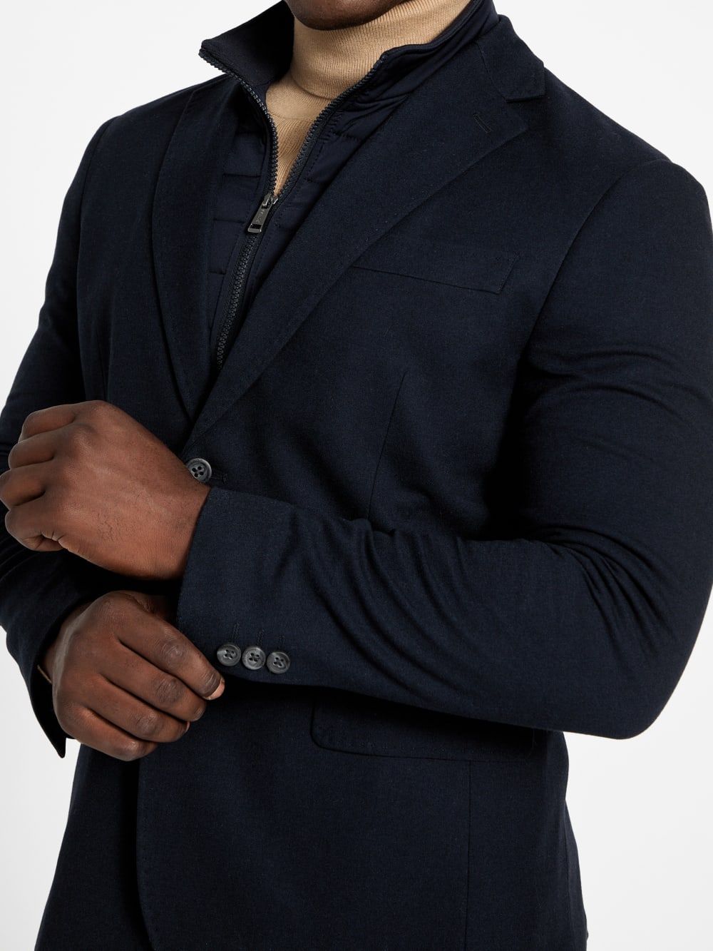 Utility Wool-Blend Blazer