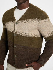 Wool blend cardigan