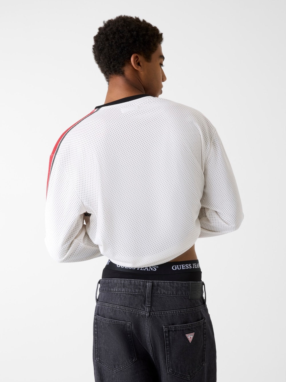 Boxy fit mesh t-shirt