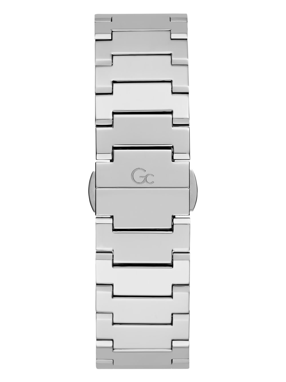 Gc Silver-Tone and Light Blue Multifunction Watch