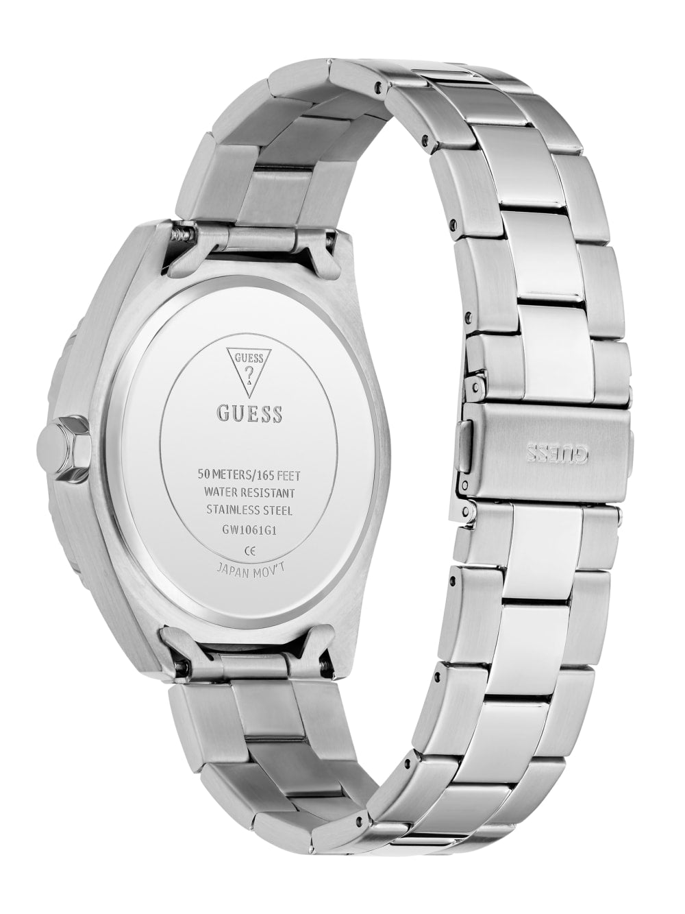 Stainless steel multi-fuction watch 43 mm