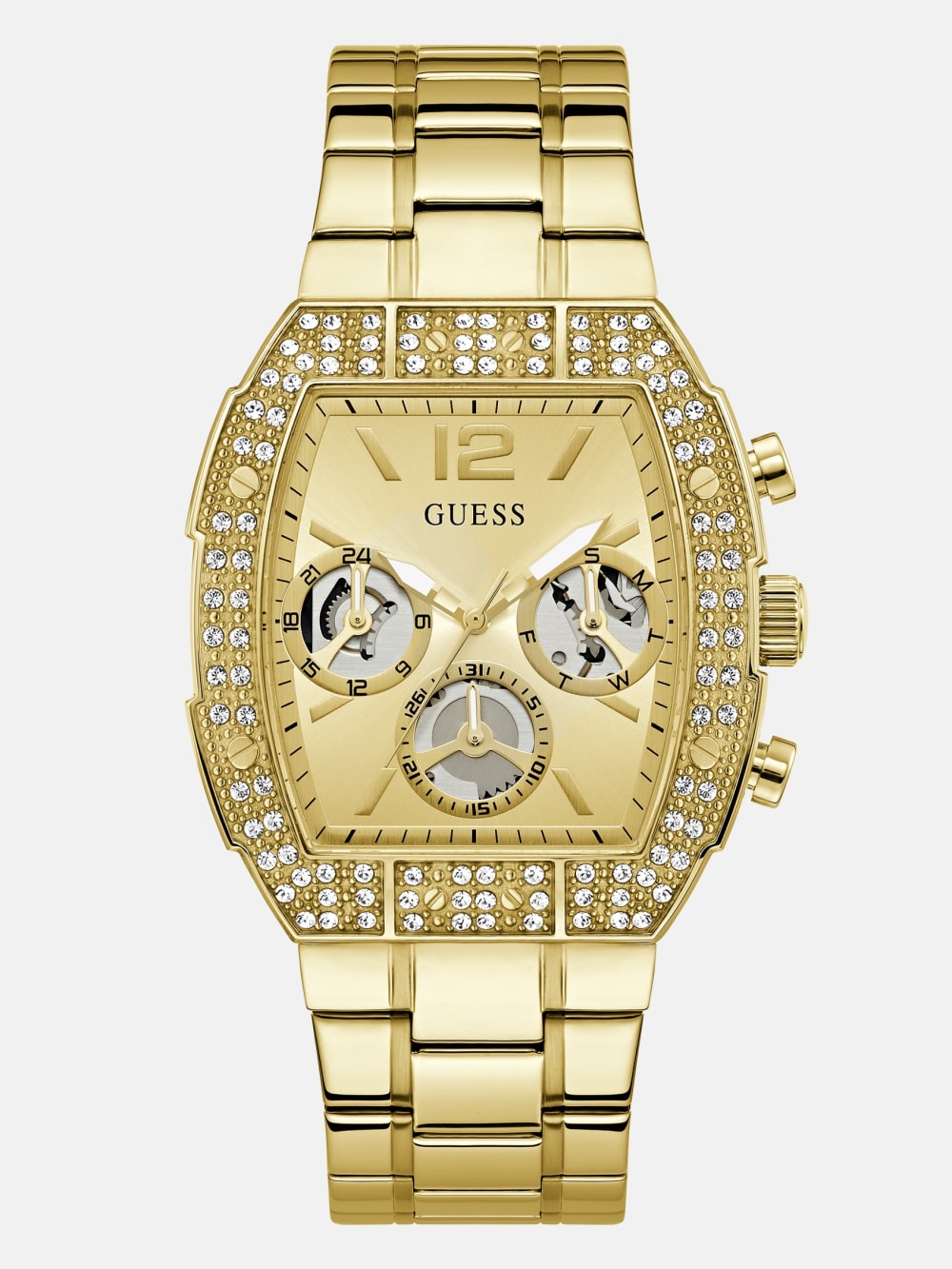 Multi-function stainless steel watch 41,5 mm