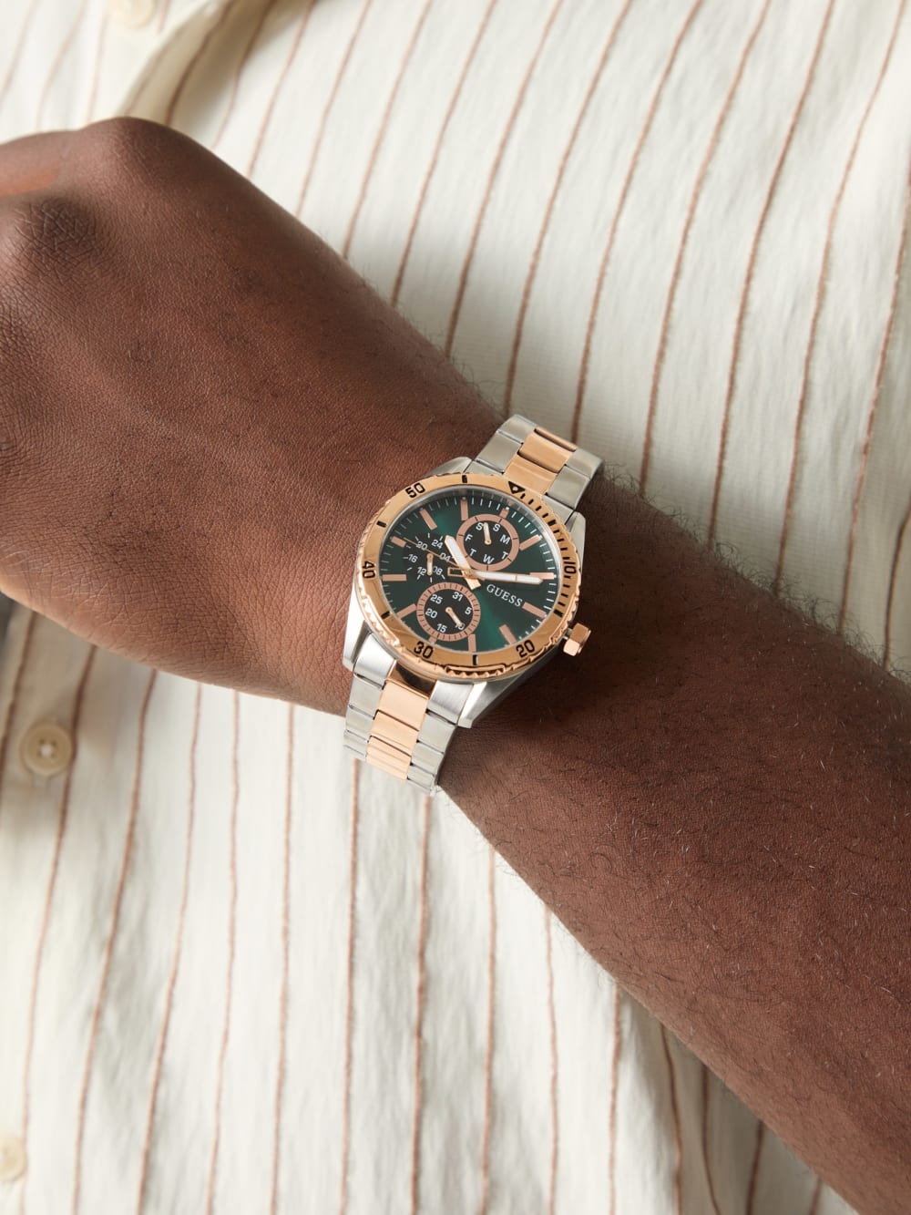 Stainless steel multi-fuction watch