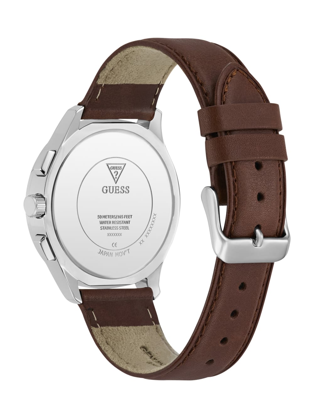 Genuine leather multi-fuction watch 40 mm