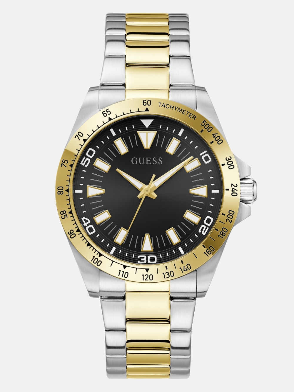 Stainless steel analogue watch 42 mm