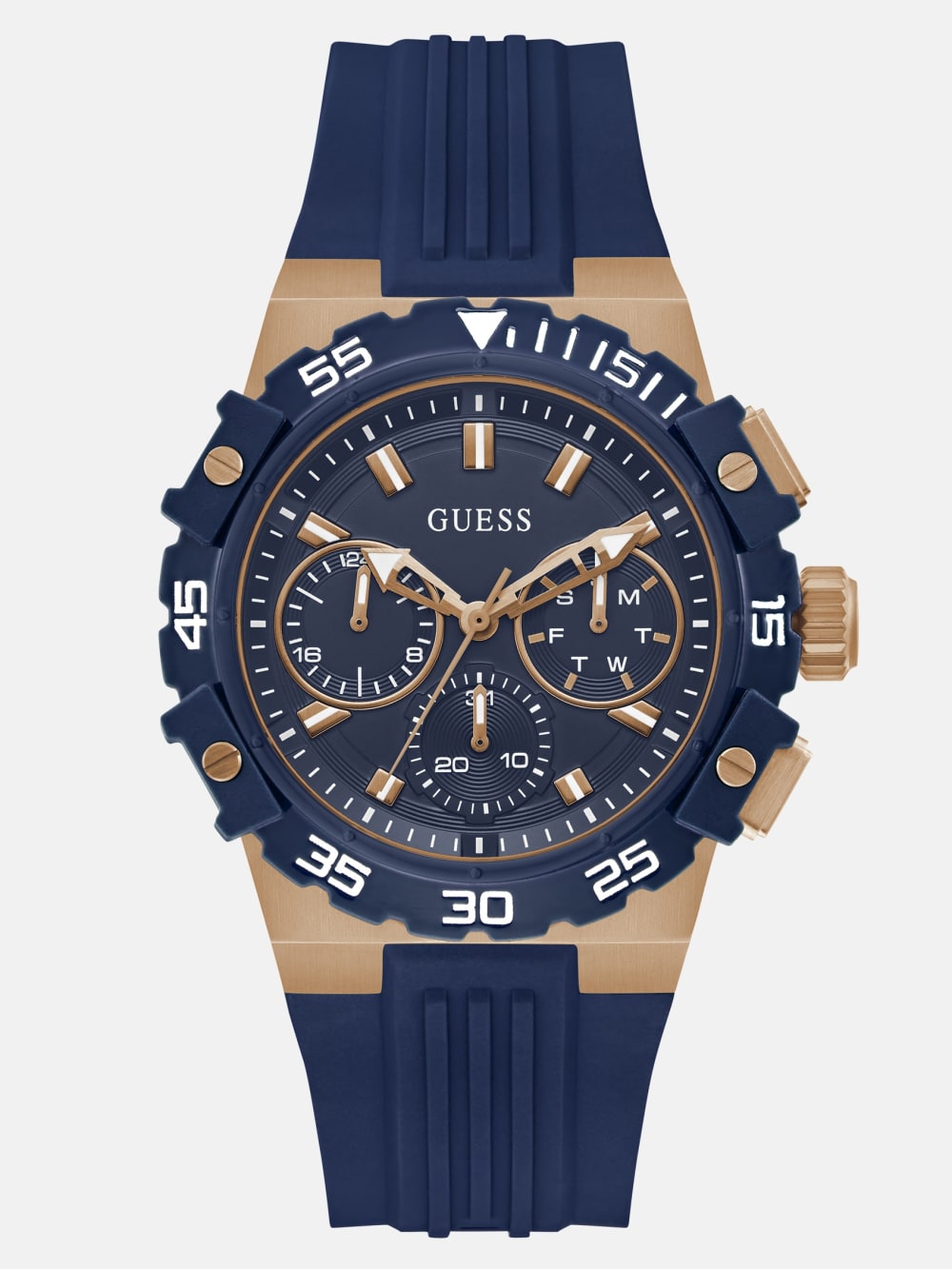 Silicone multi-fuction watch 42,5 mm