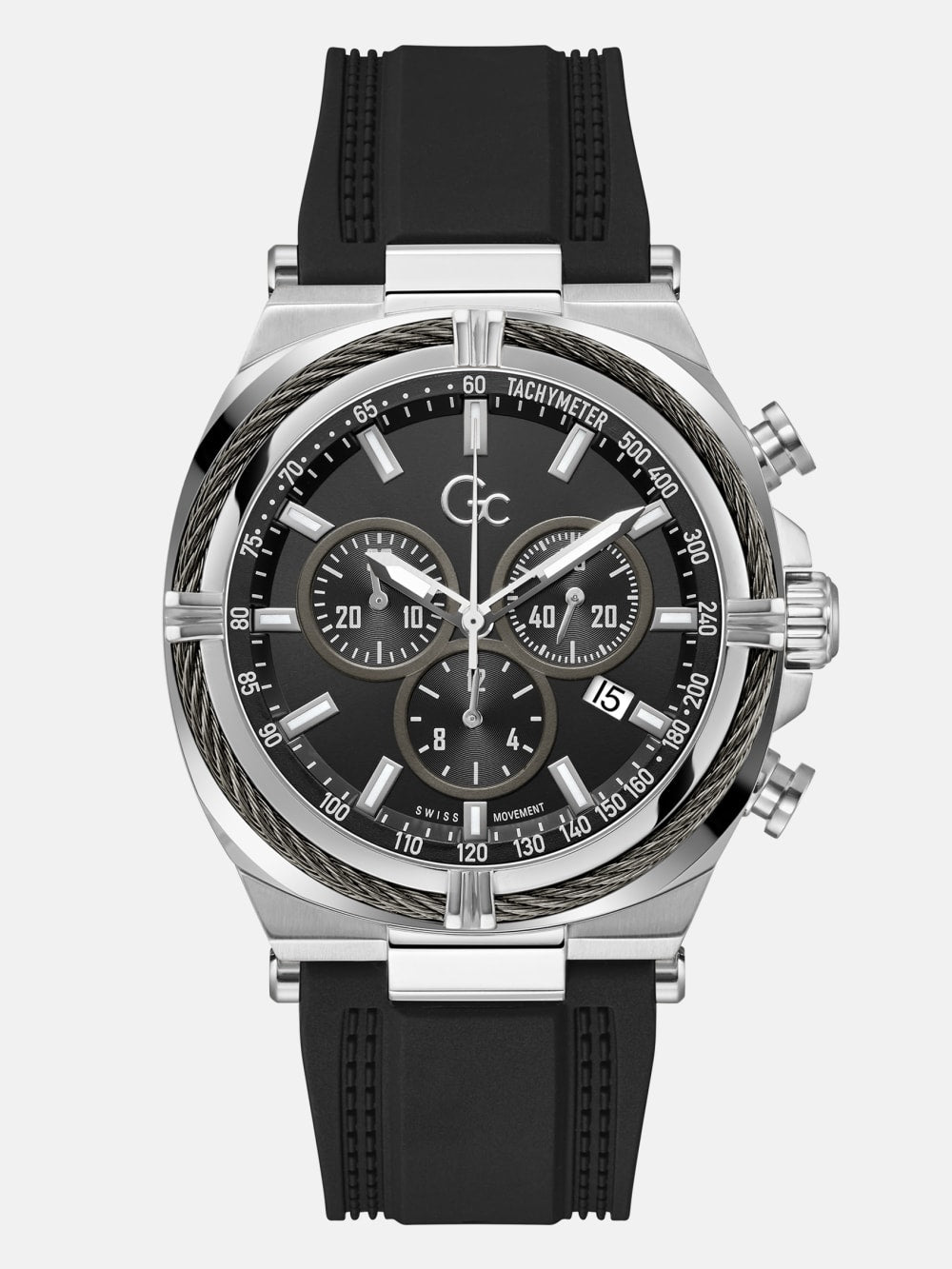 Gc Two-Tone Chronograph Watch