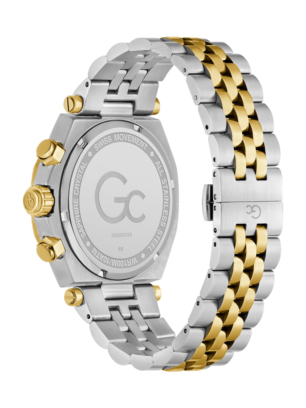 Gc Two-Tone Chronograph Watch