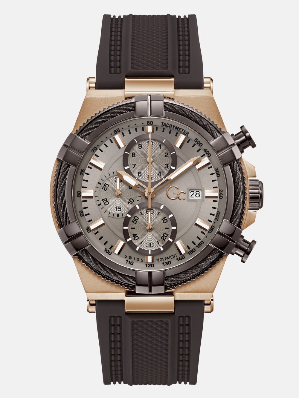 GC Silicone multi-function watch 44 mm