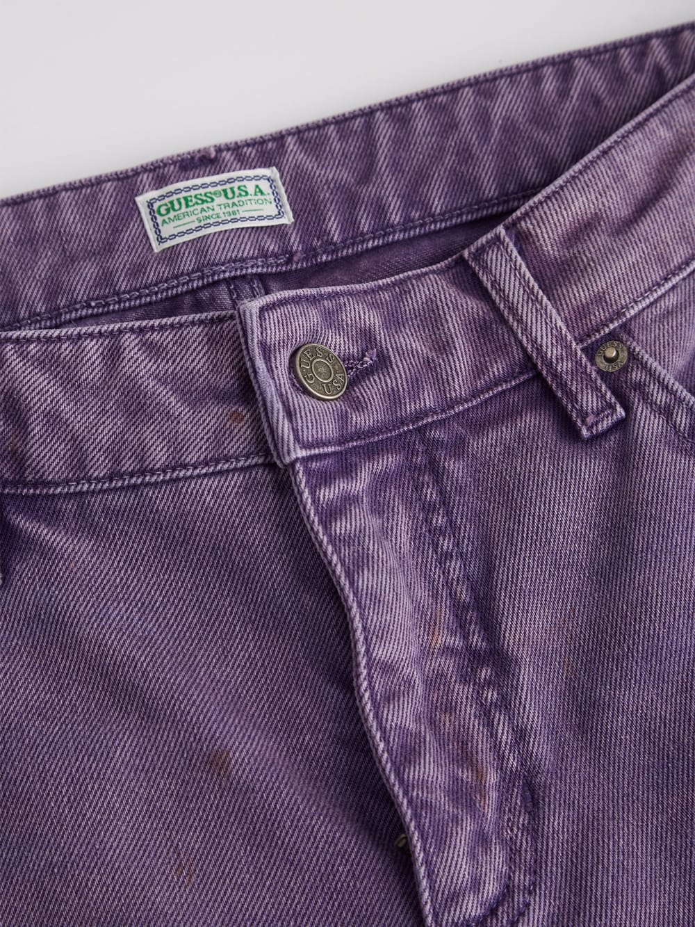 Vintage Denim Straight Jeans