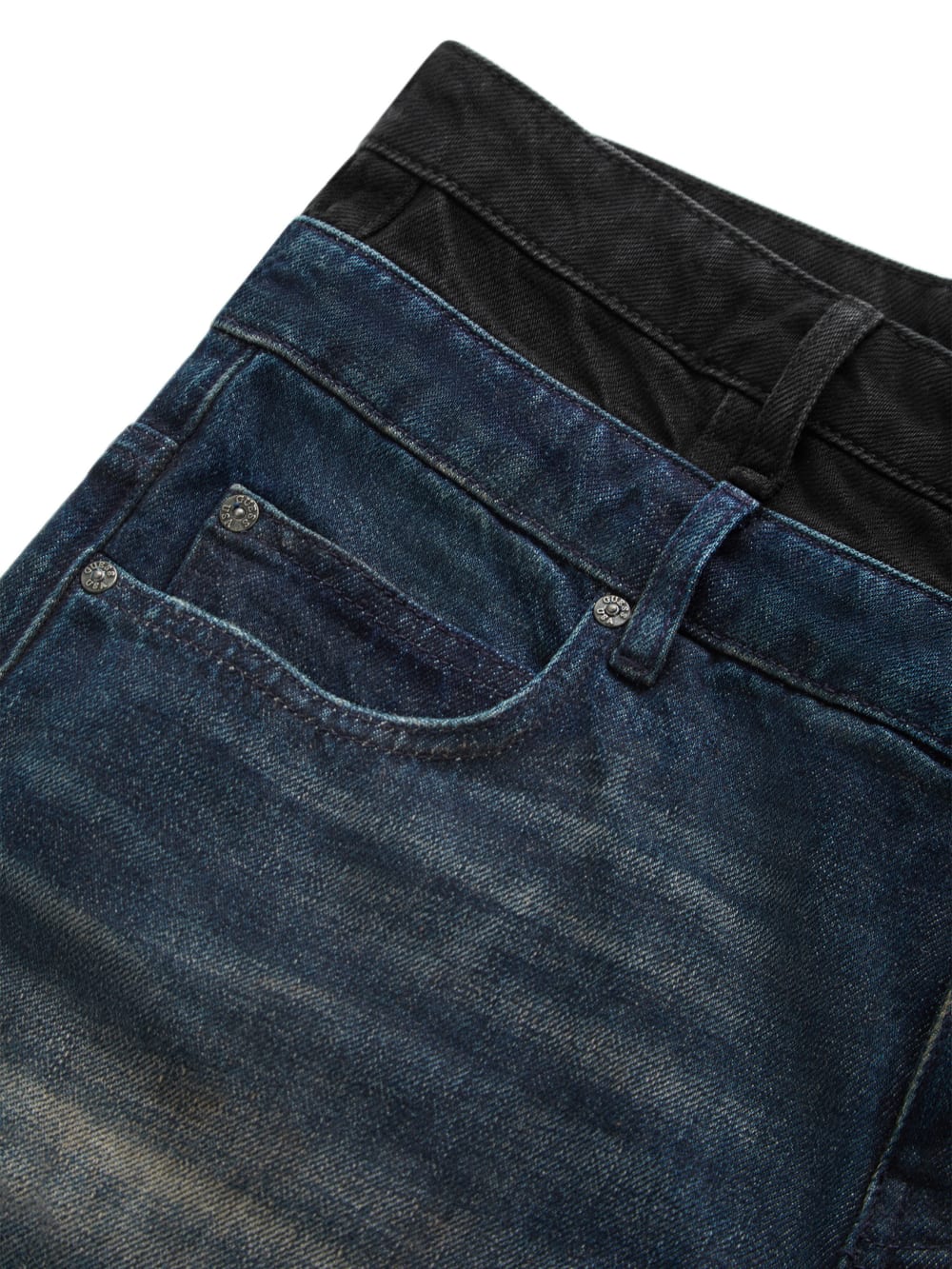contrast flare pants