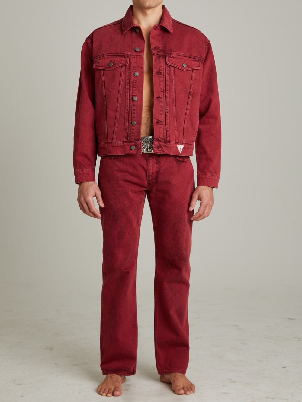 Vintage Denim Straight Jeans