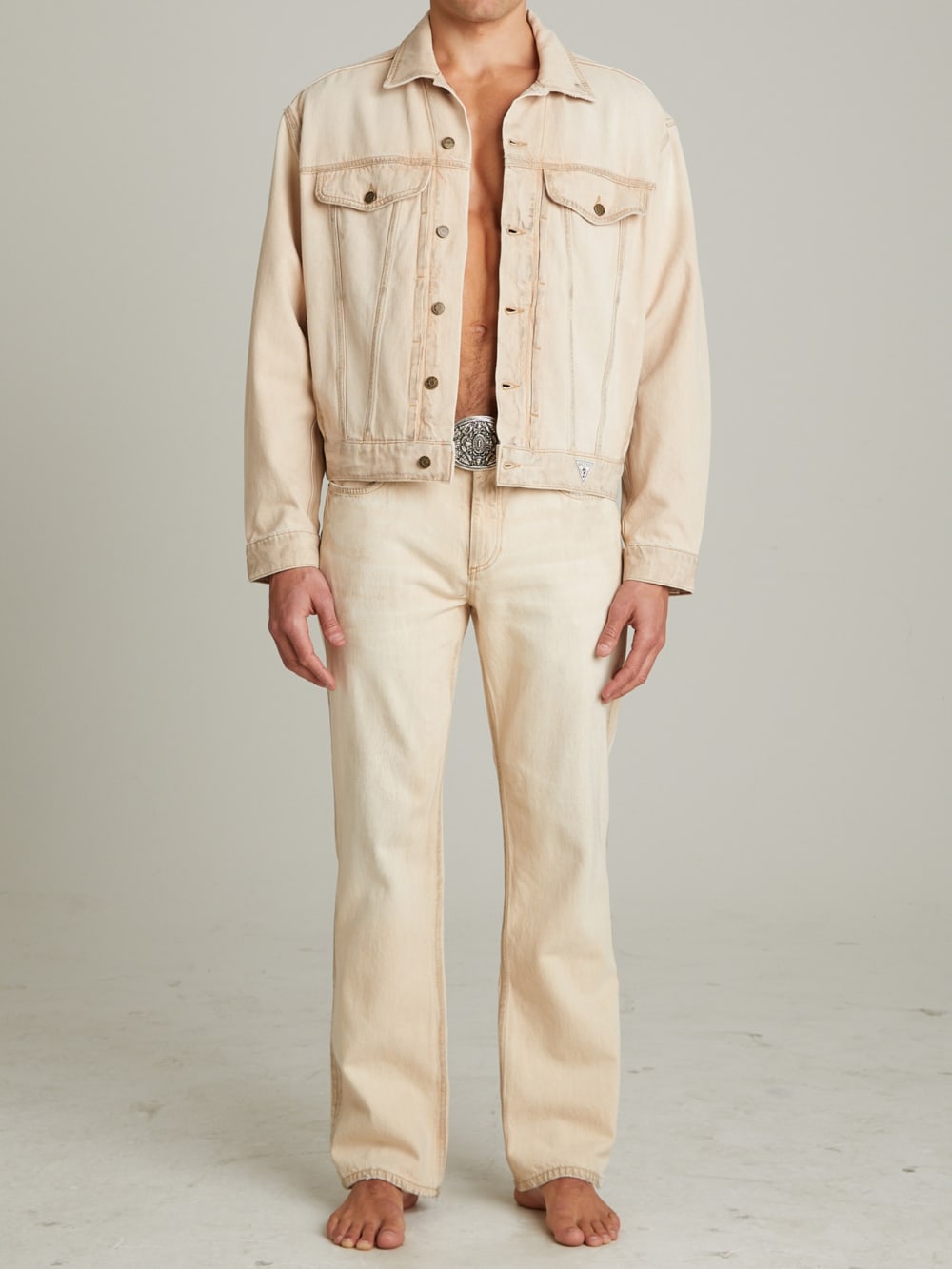 Vintage Denim Straight Jeans