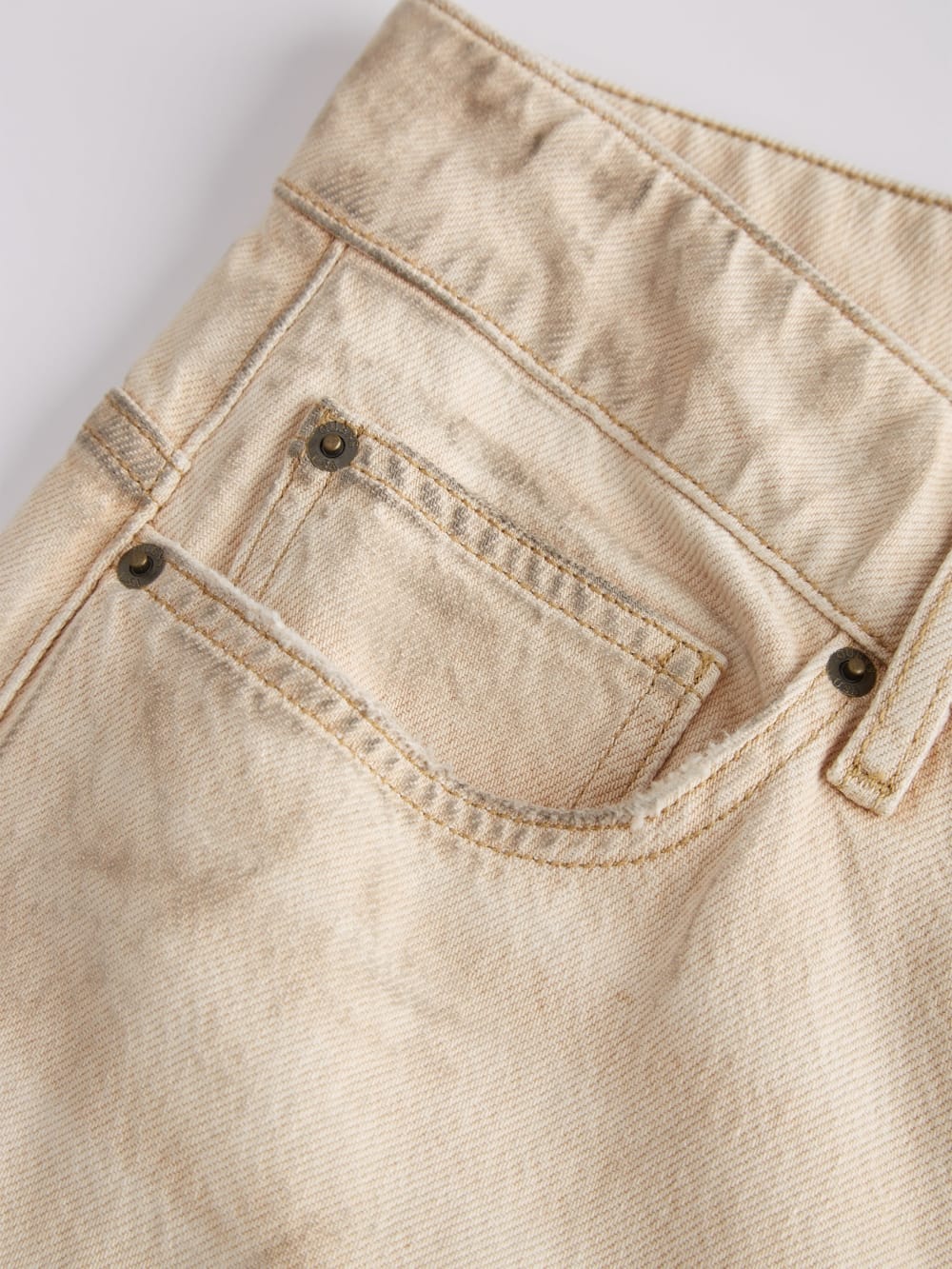 Vintage Denim Straight Jeans