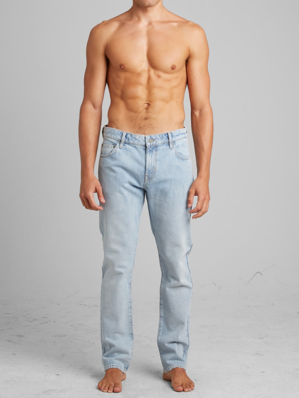 Straight Indigo Denim Pants