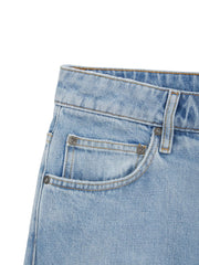Straight Indigo Denim Pants