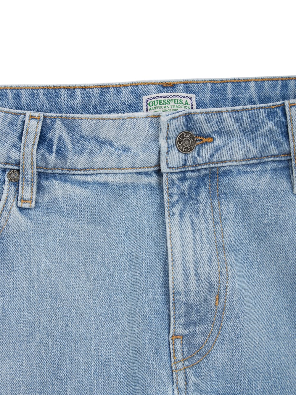 Straight Indigo Denim Pants