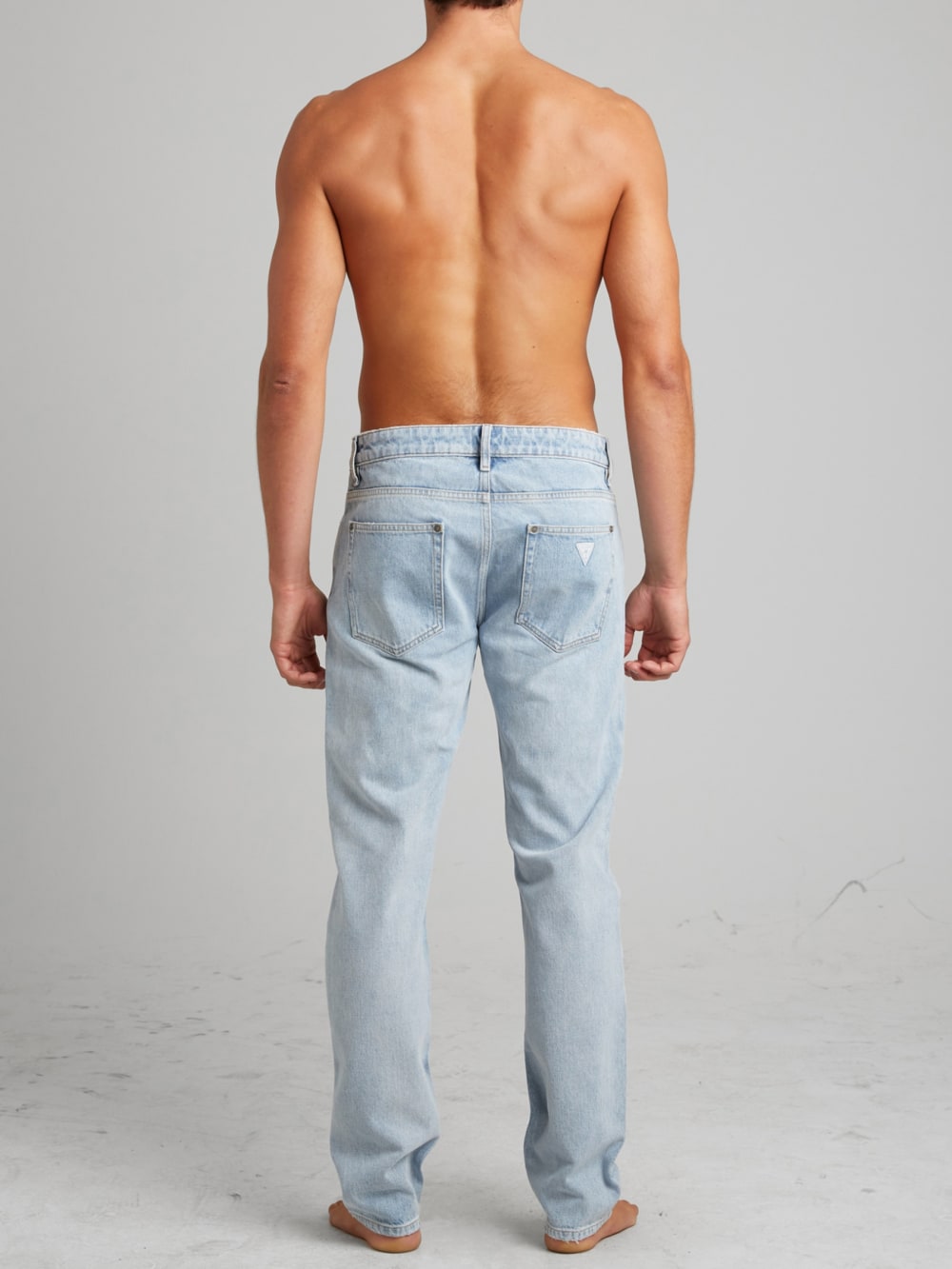 Straight Indigo Denim Pants