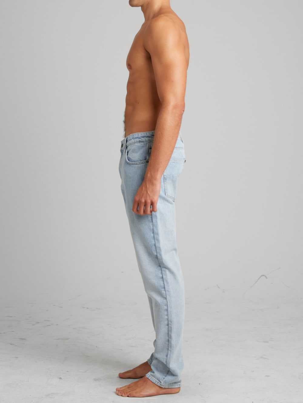Straight Indigo Denim Pants