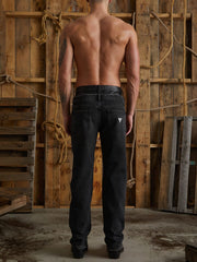 contrast flare pants