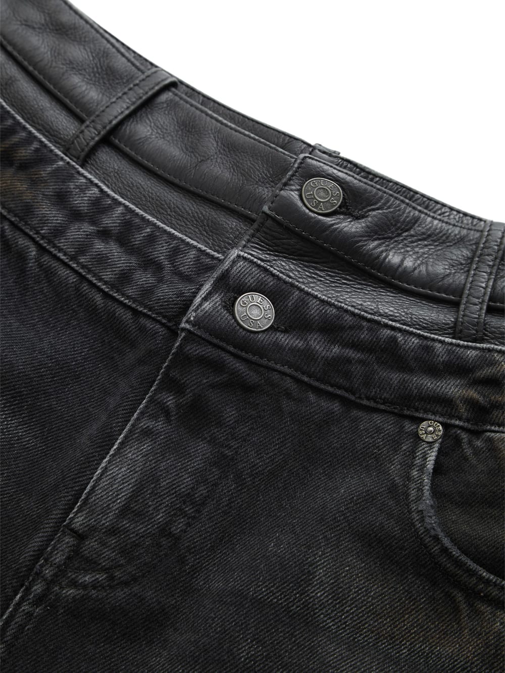 contrast flare pants