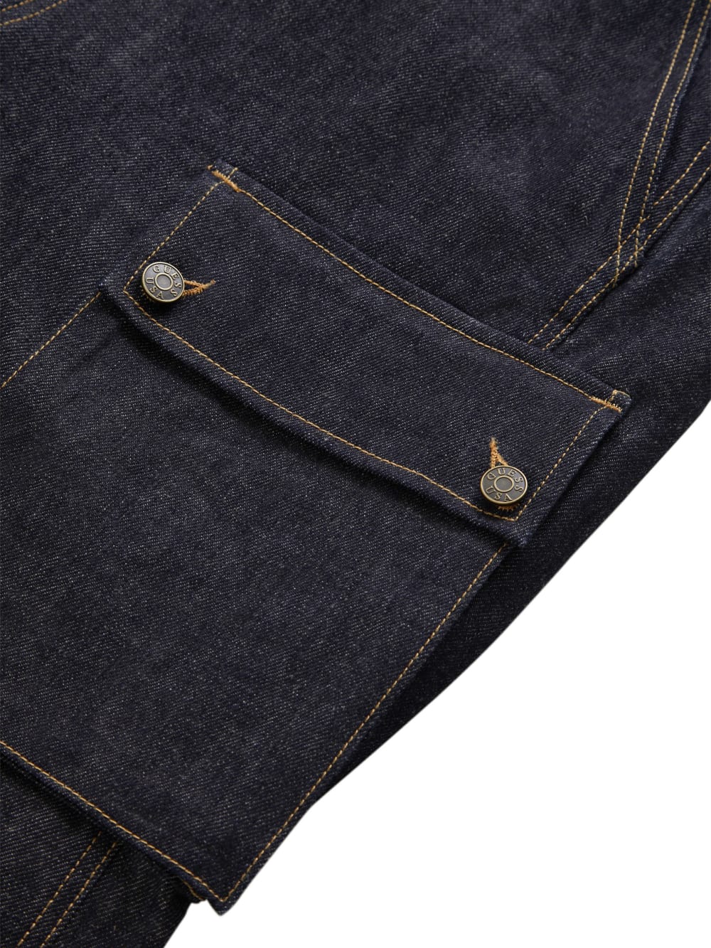 raw denim combat pants