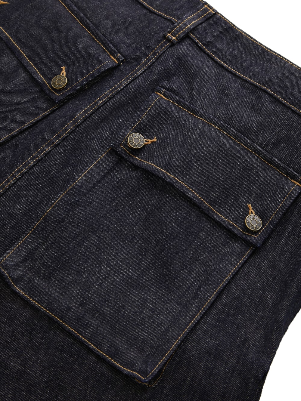 raw denim combat pants