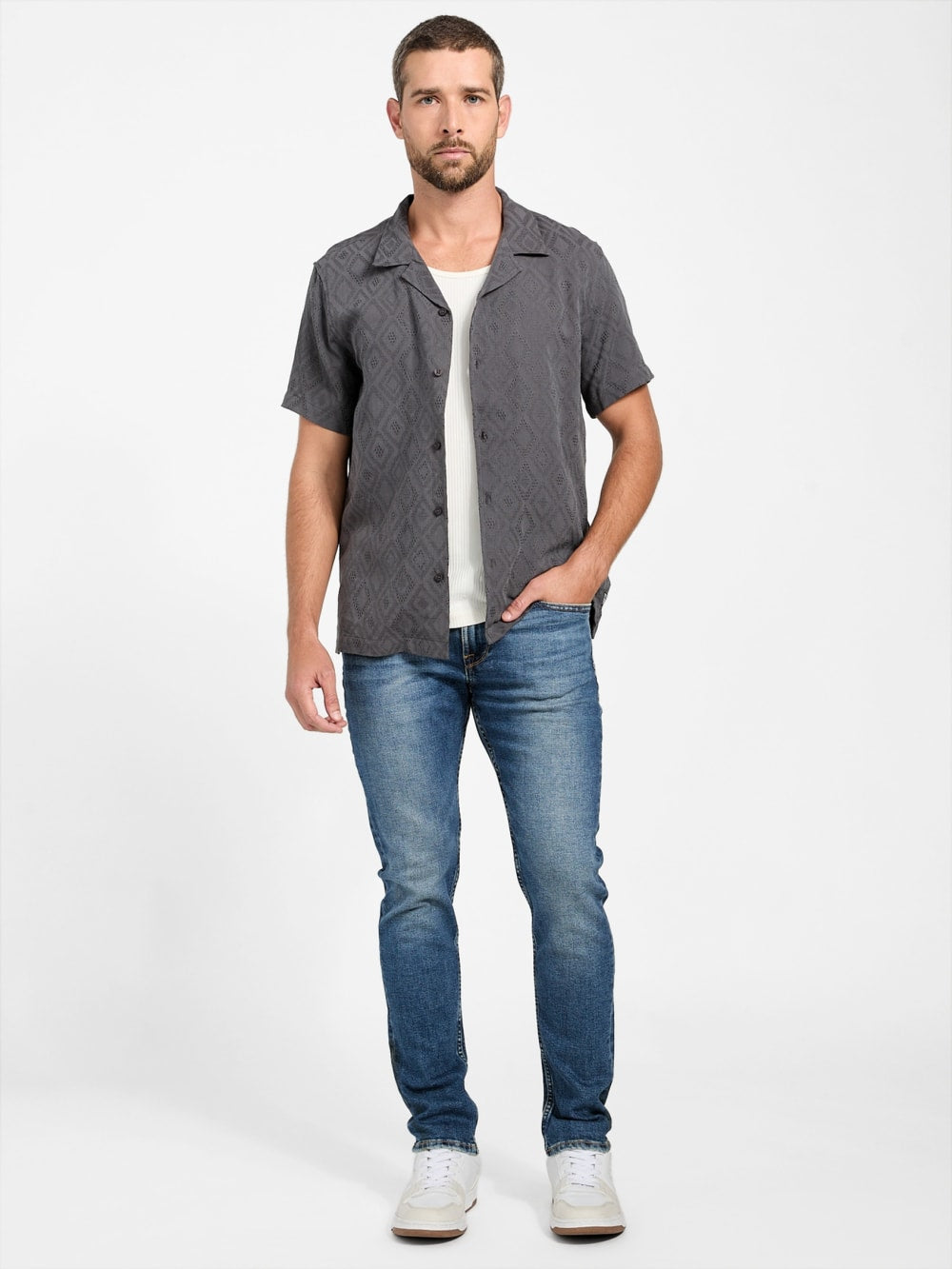 Eco Finnley Slim-Fit Tapered Jeans