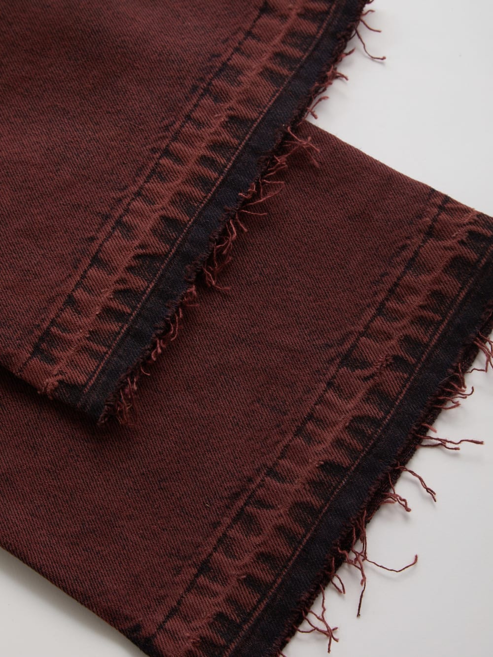 vintage red washed denim pant