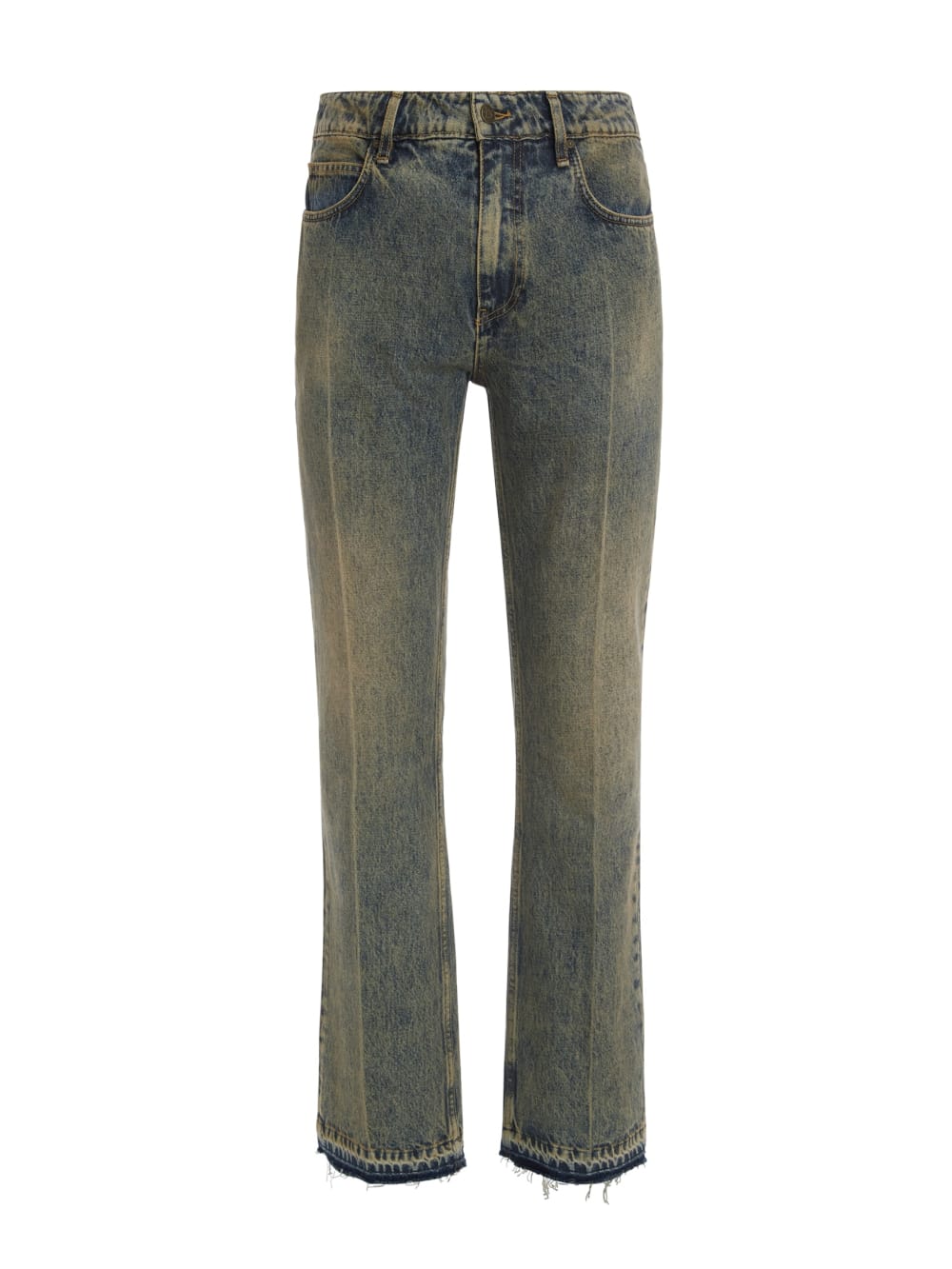 vintage natural washed denim pant