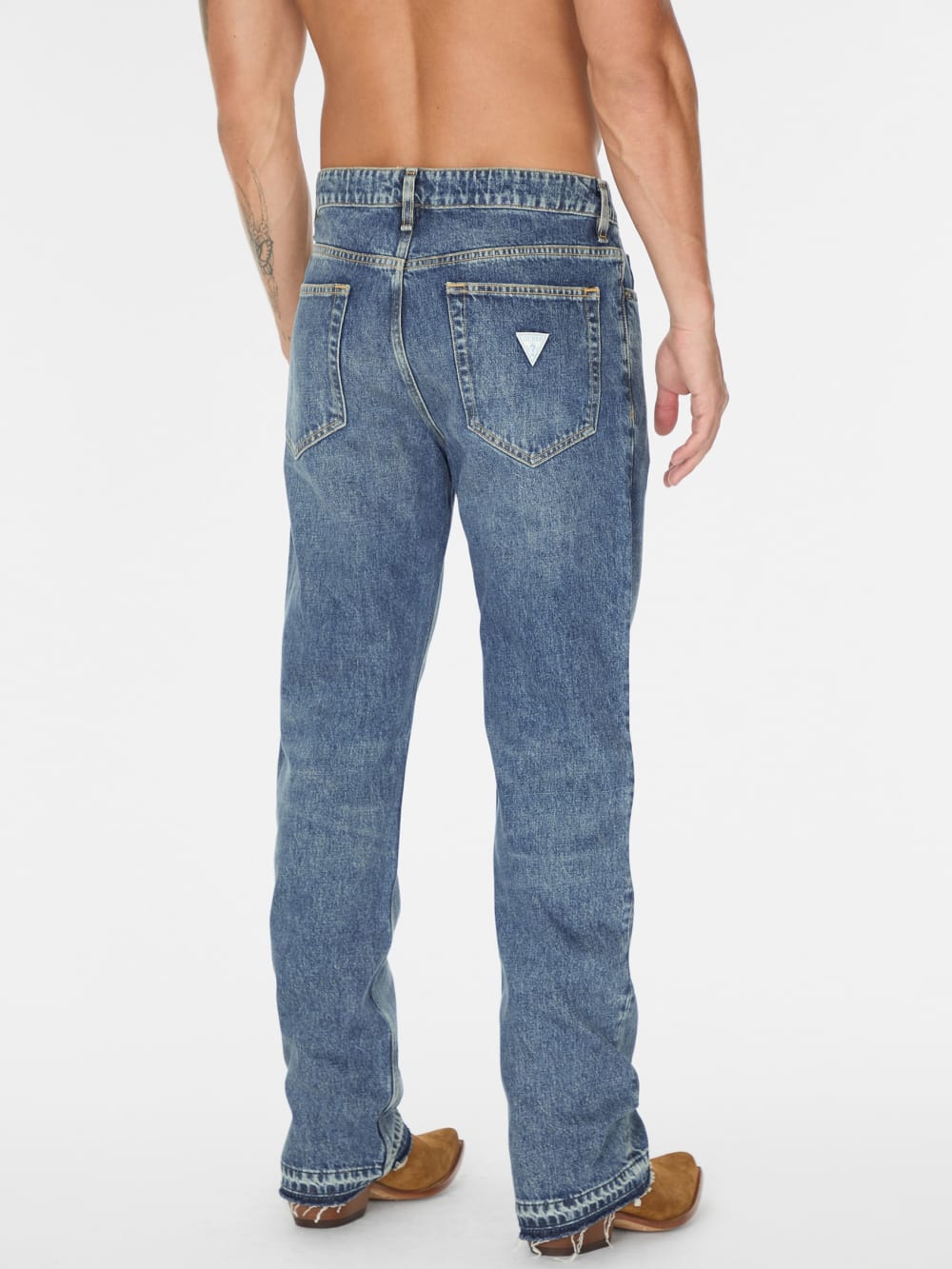 vintage light washed denim pant