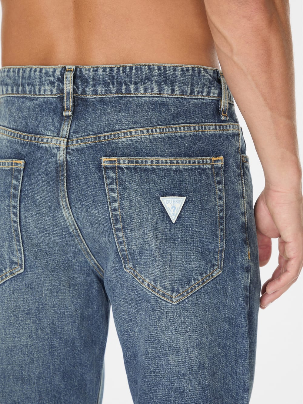 vintage light washed denim pant