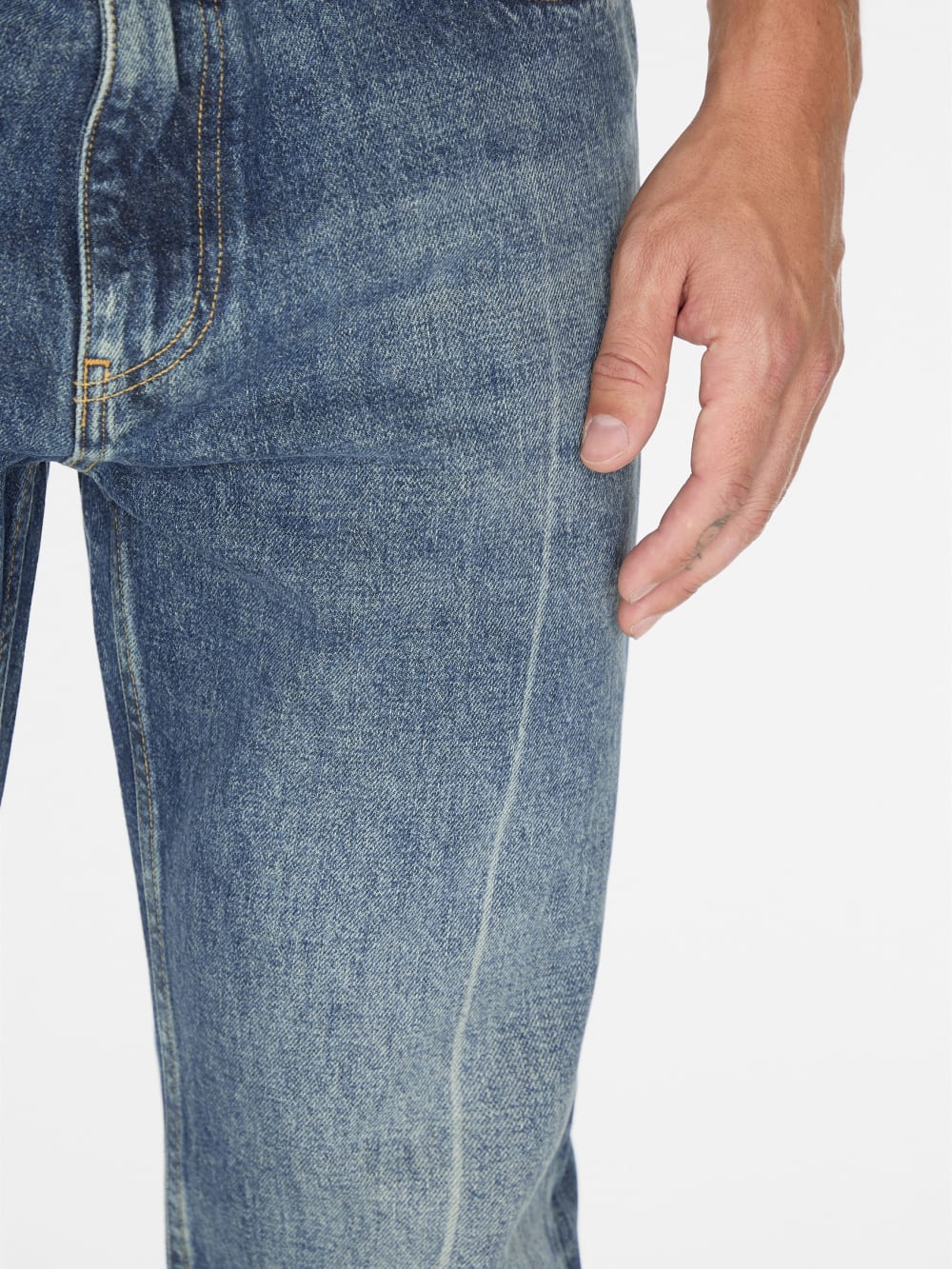 vintage light washed denim pant