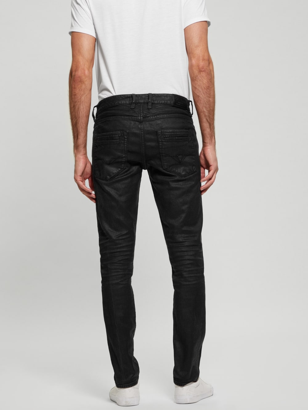 Finnley Coated Slim-Fit Tapered Jeans