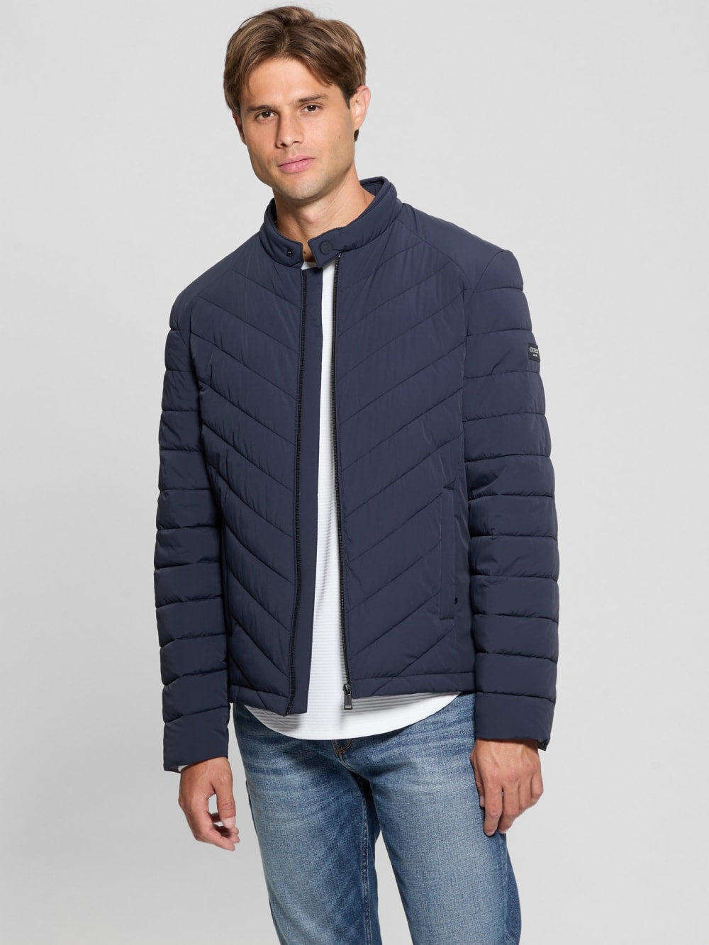 Eco Stretch Nylon Padded Jacket