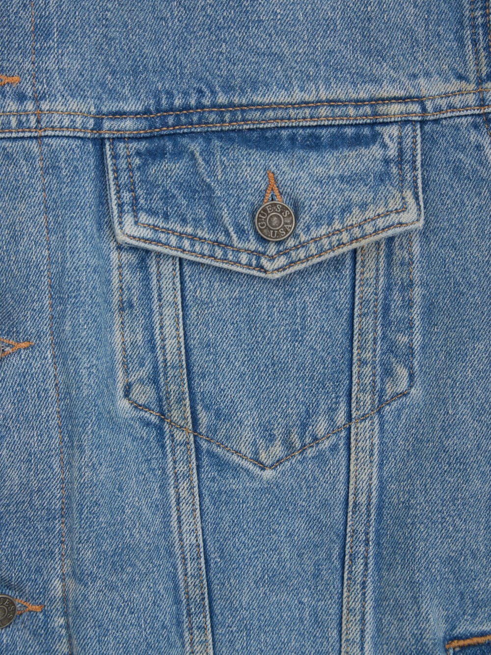 Blue Denim Sherpa Jacket